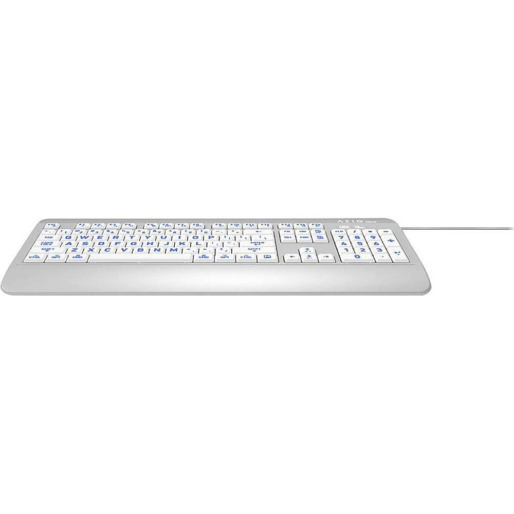 Alt View 15. AZIO - KB540 Antimicrobial Wired Membrane Keyboard for Mac - Silver.