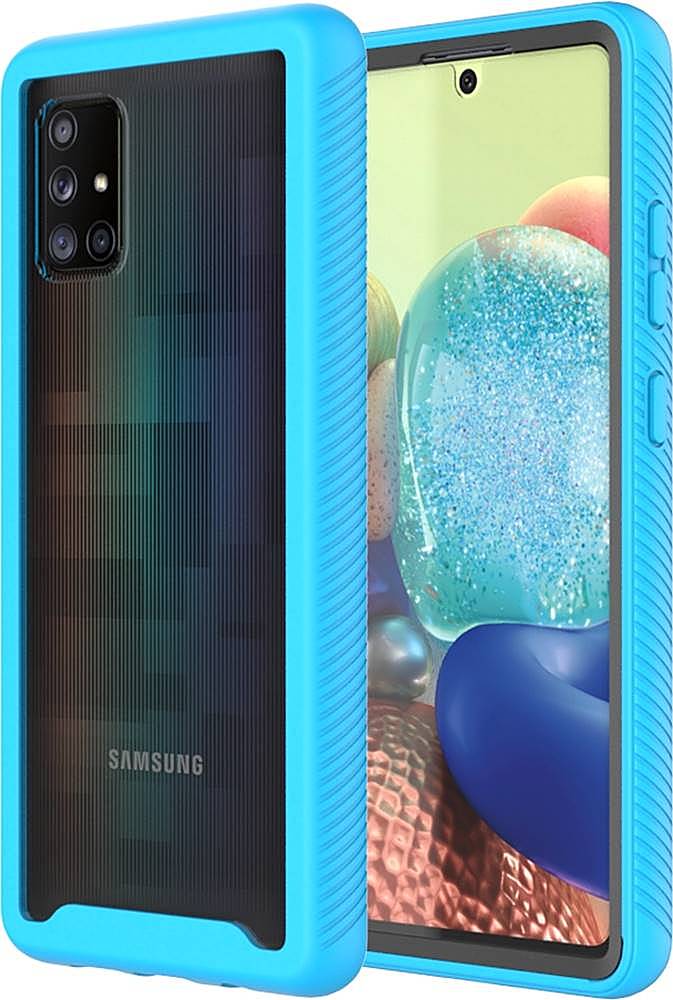 Alt View 13. SaharaCase - GRIP Series Carrying Case for Samsung Galaxy A71 5G UW - Aqua.