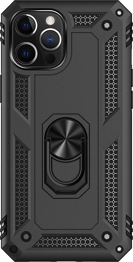 Alt View 1. SaharaCase - Military Kickstand Series Carrying Case for Apple iPhone 12 and 12 Pro - Black.