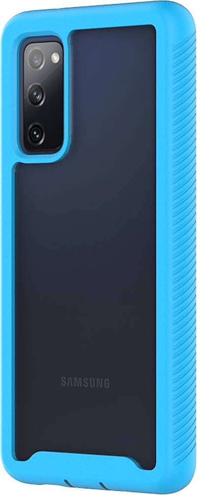 Front. SaharaCase - GRIP Series Carrying Case for Samsung Galaxy S20 FE - Aqua.