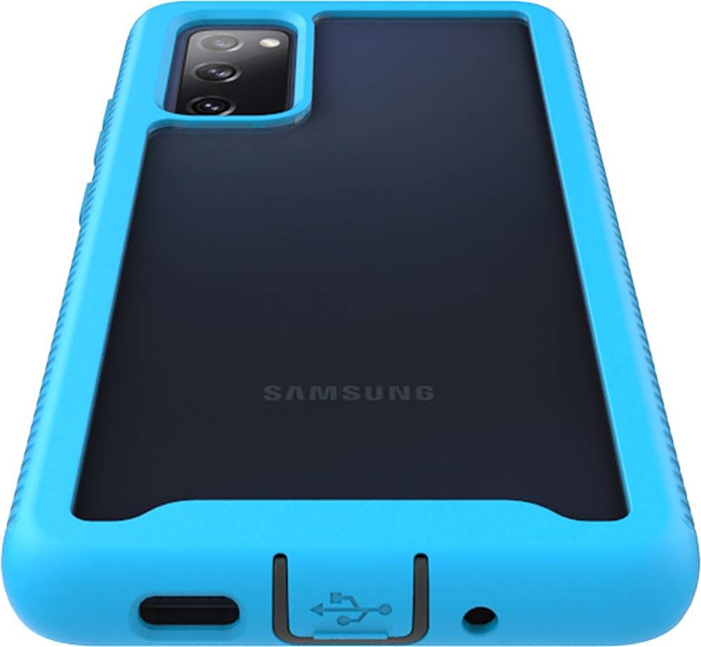 Alt View 12. SaharaCase - GRIP Series Carrying Case for Samsung Galaxy S20 FE - Aqua.