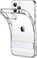 SaharaCase - AirBoost Shield Carryin g Case for Apple iPhone 12 and 12 Pro - Clear - Left_Zoom