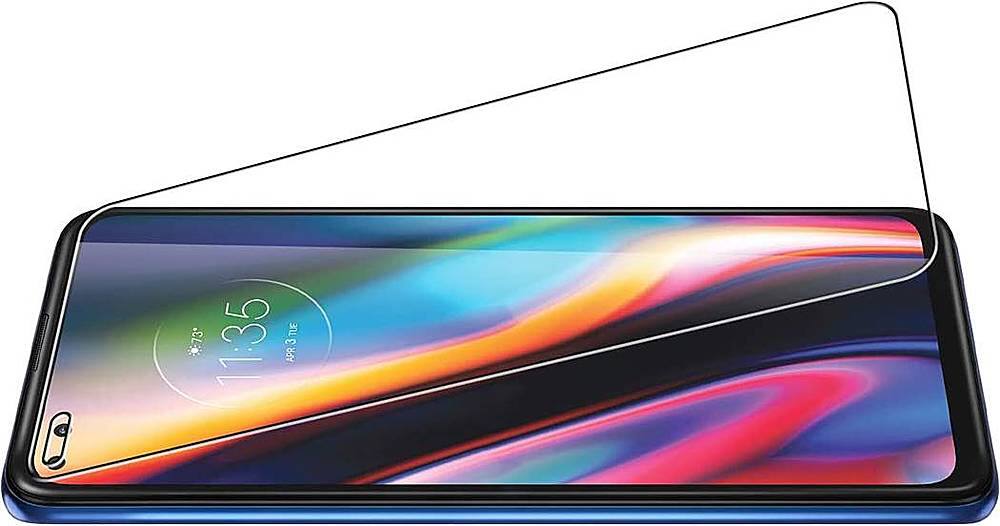 Alt View 11. SaharaCase - ZeroDamage Tempered Glass Screen Protector for Motorola One 5G XT2075 - Clear.