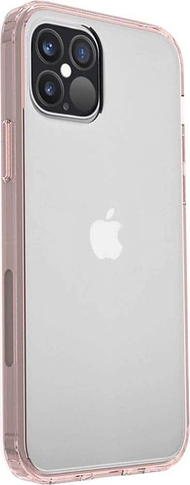 Angle. SaharaCase - Hard Shell Series Case for Apple® iPhone® 12 Pro Max - Clear Rose Gold.