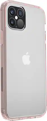 Angle. SaharaCase - Hard Shell Series Case for Apple® iPhone® 12 Pro Max - Clear Rose Gold.