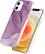 Alt View Zoom 11. SaharaCase - Marble Carrying Case for Apple iPhone 12 and 12 Pro - Purple Marble.