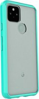 SaharaCase - Hard Shell Series Case for Google Pixel 5 - Clear Teal - Angle_Zoom