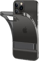 SaharaCase - AirBoost Shield Carrying Case for Apple iPhone 12 and 12 Pro - Transparent Black - Left_Zoom