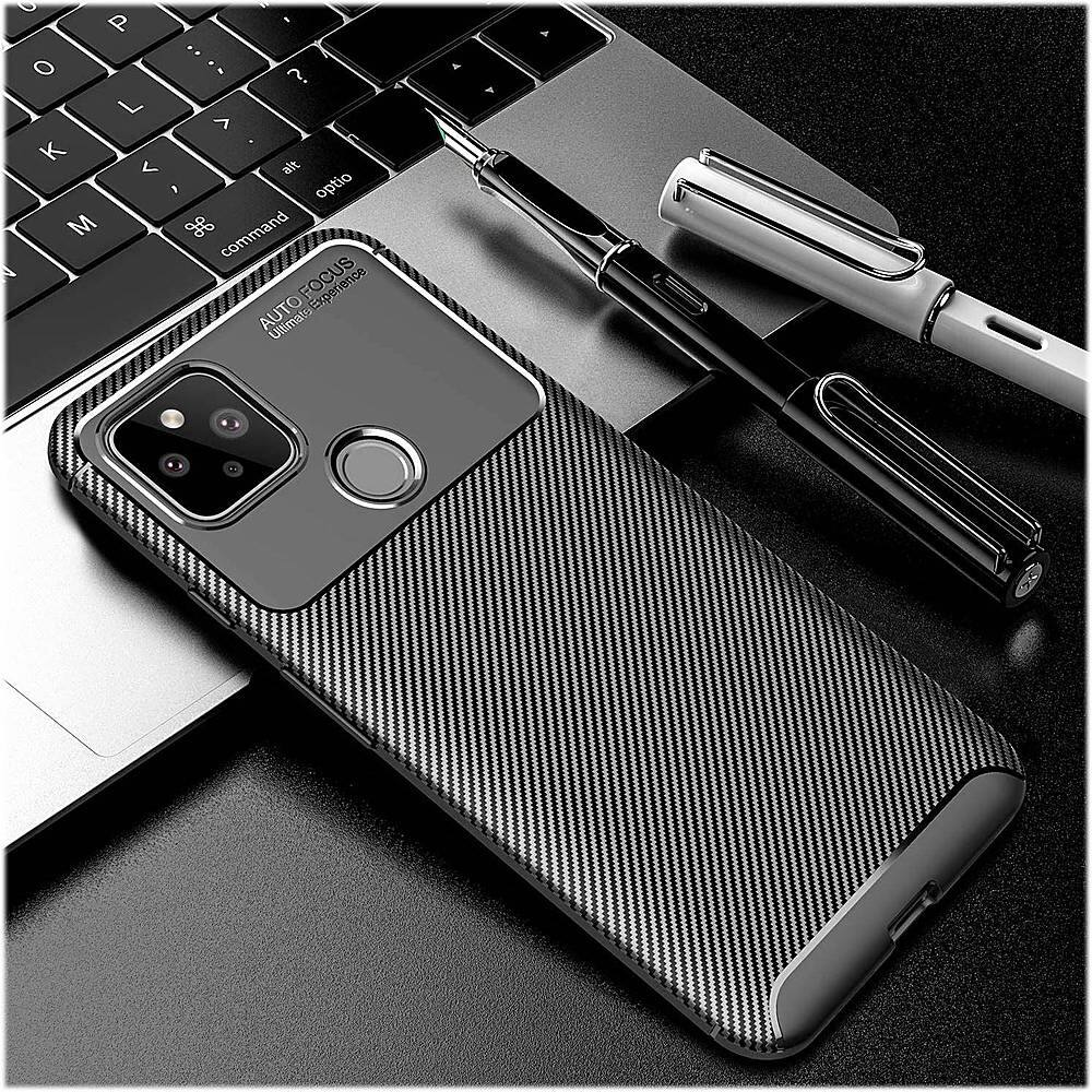 Alt View 13. SaharaCase - Prestige Series Carrying Case for Google Pixel 5 - Black.