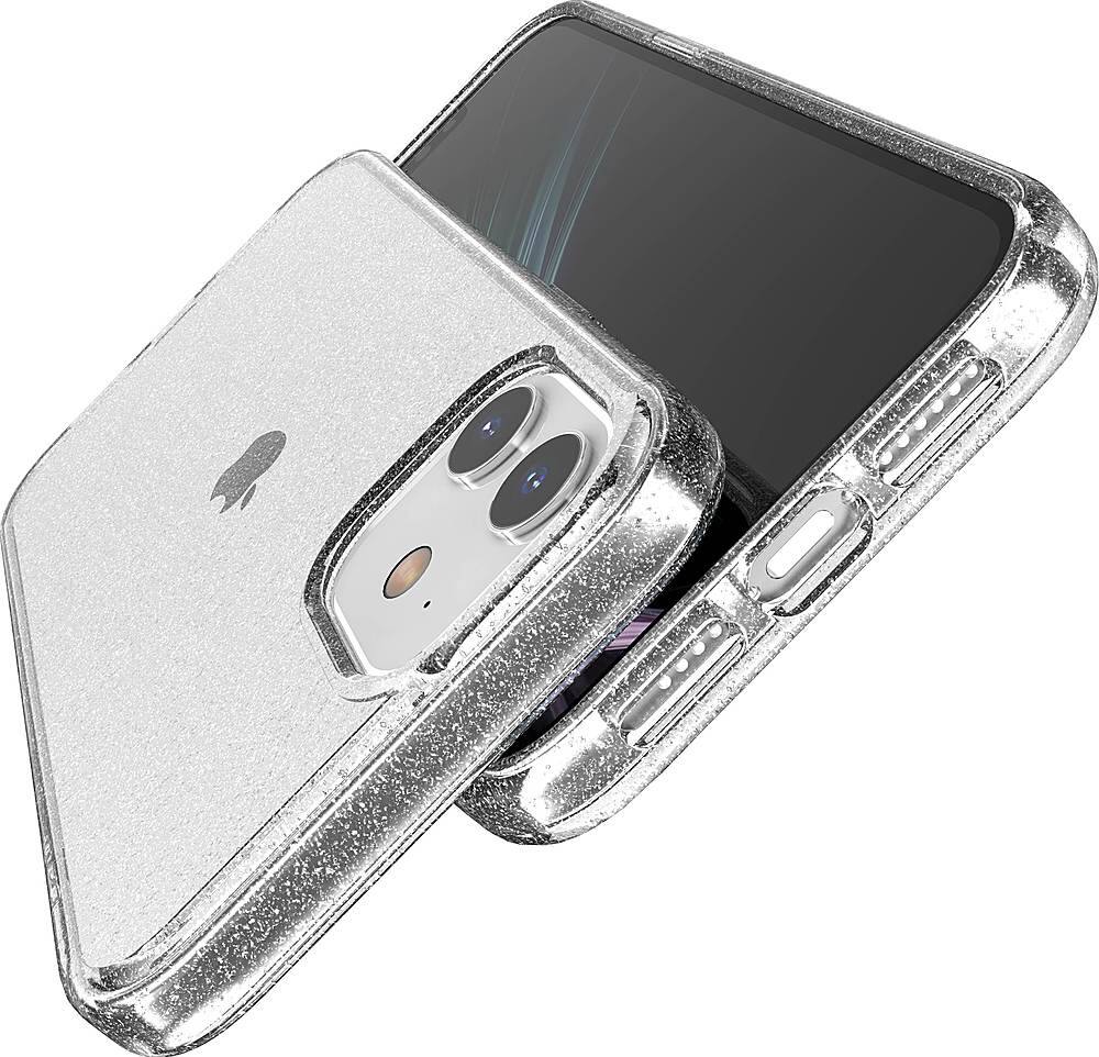 Alt View 14. SaharaCase - Sparkle Series Hard Shell Case for Apple iPhone 12 mini - Clear.