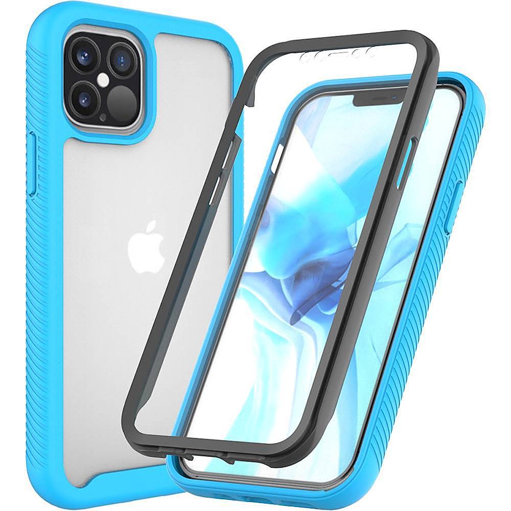 Alt View 12. SaharaCase - Grip Series Carrying Case for Apple iPhone 12 and 12 Pro - Aqua.