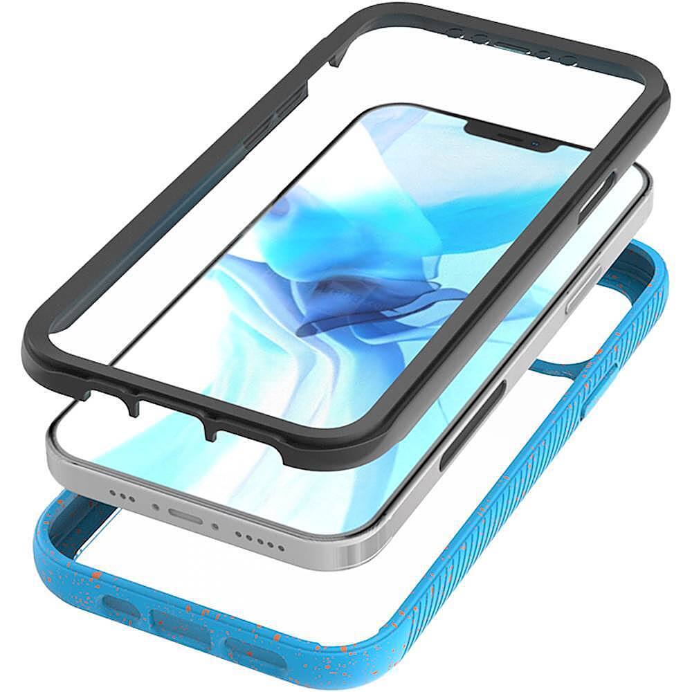 Alt View 14. SaharaCase - Grip Series Carrying Case for Apple iPhone 12 and 12 Pro - Aqua.