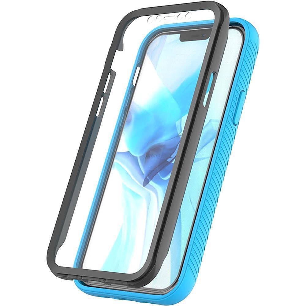 Alt View 15. SaharaCase - Grip Series Carrying Case for Apple iPhone 12 and 12 Pro - Aqua.
