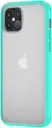 Left. SaharaCase - Hard Shell Series Case for Apple&#174; iPhone&#174; 12 and 12 Pro - Clear Teal.