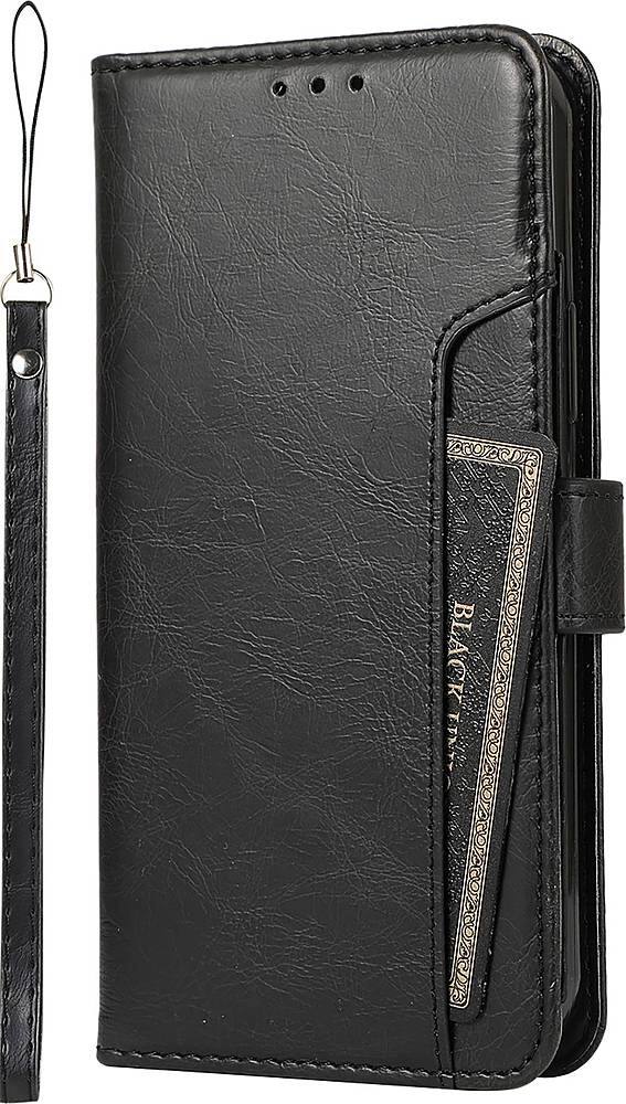 Alt View 11. SaharaCase - Folio Wallet Case for Apple iPhone 12 mini - Black.