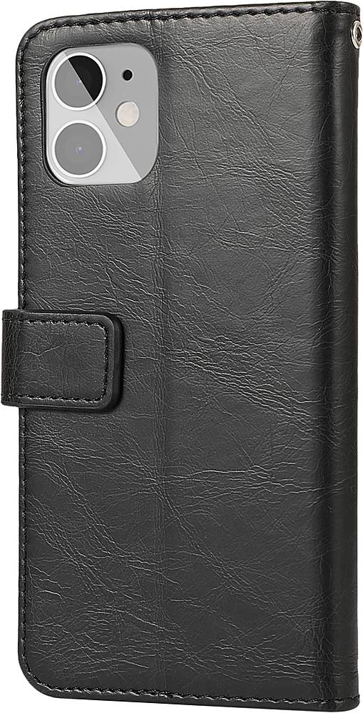 SaharaCase - Folio Wallet Case for Apple iPhone 12 mini - Black