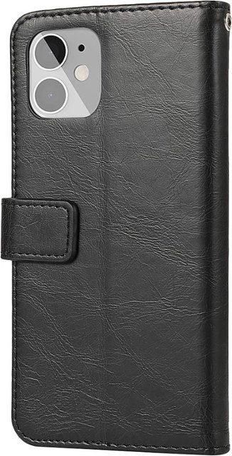Saharacase Folio Wallet Case For Apple Iphone 12 Mini Black Sb A 12 5 4 Lth Bk Best Buy