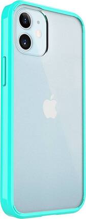 Angle. SaharaCase - Hard Shell Series Case for Apple® iPhone® 12 mini - Clear Teal.