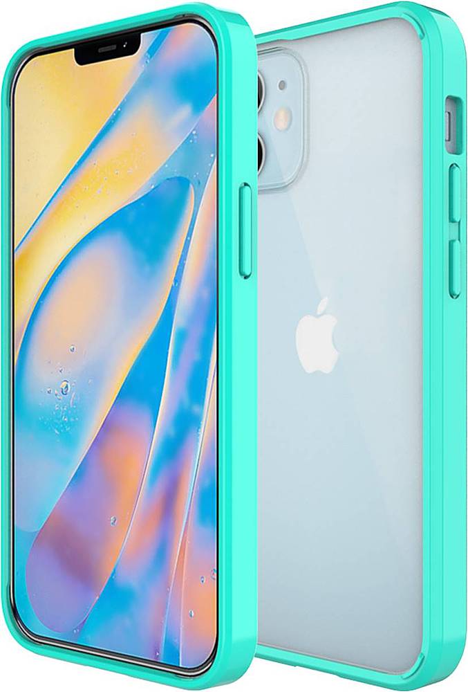 Alt View 11. SaharaCase - Hard Shell Series Case for Apple® iPhone® 12 mini - Clear Teal.
