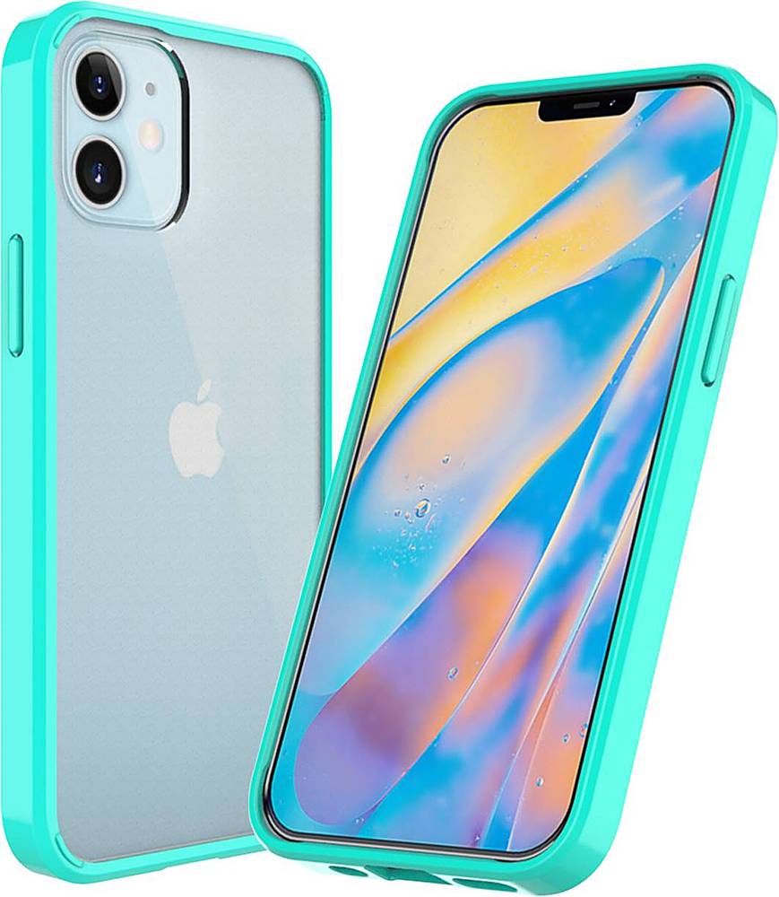 Alt View 16. SaharaCase - Hard Shell Series Case for Apple® iPhone® 12 mini - Clear Teal.