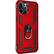 Angle. SaharaCase - Military Kickstand Series Carrying Case for Apple iPhone 12 and 12 Pro - Red.