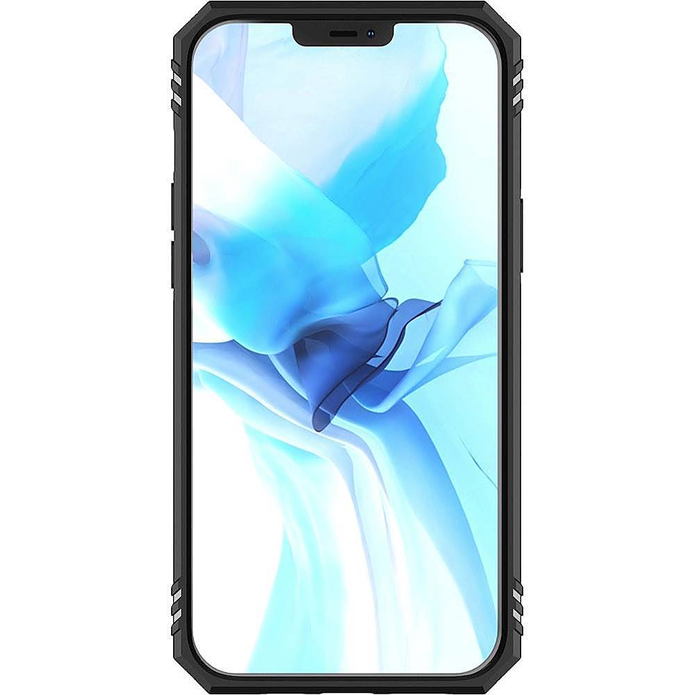 Alt View 2. SaharaCase - Military Kickstand Series Carrying Case for Apple iPhone 12 and 12 Pro - Red.