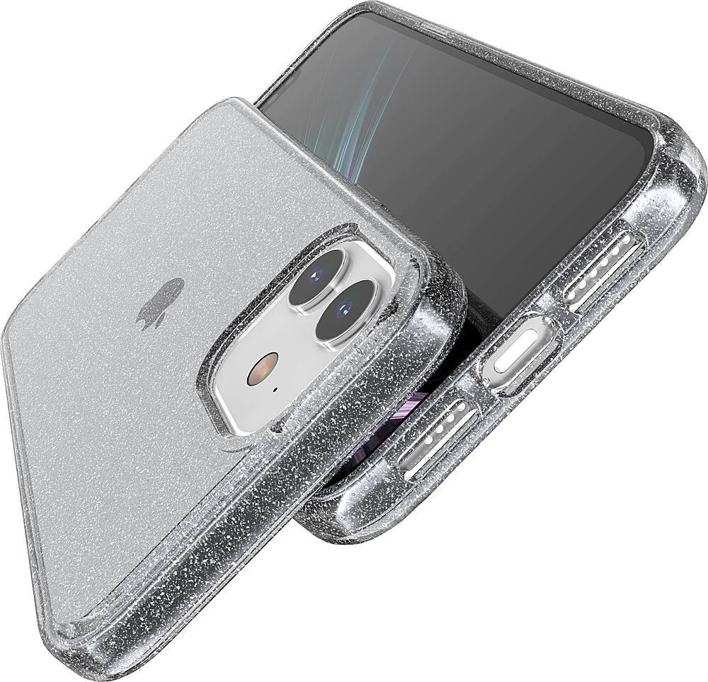 Alt View 13. SaharaCase - Sparkle Series Hard Shell Case for Apple iPhone 12 and 12 Pro - Black.