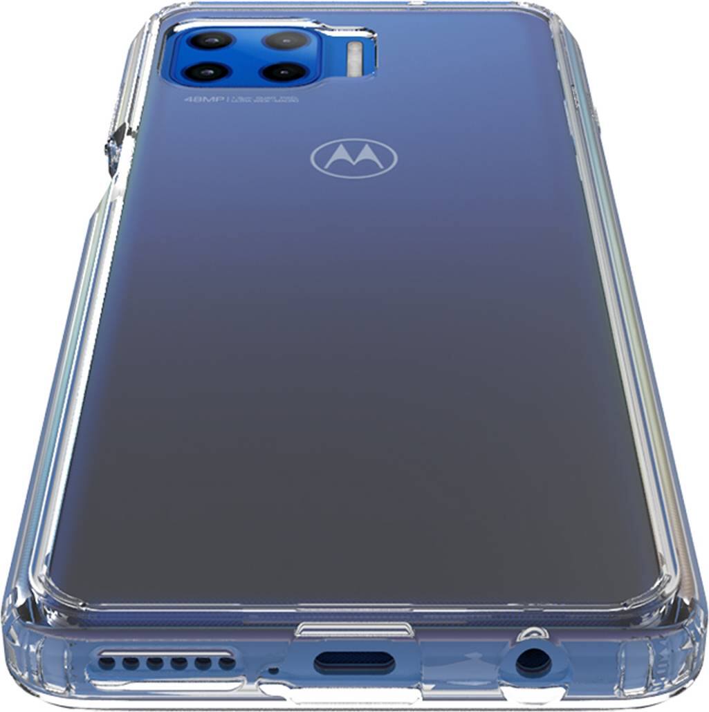 Alt View 13. SaharaCase - Hard Shell Series Case for Motorola One 5G - Clear.