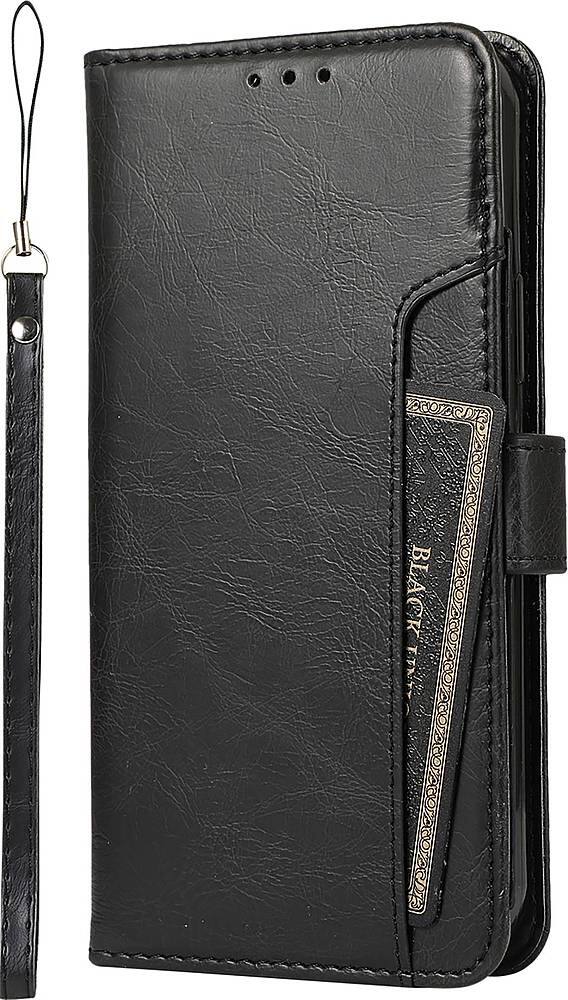 Alt View 11. SaharaCase - Folio Wallet Case for Apple iPhone 12 Pro Max - Black.