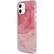Front. SaharaCase - Marble Series Carrying Case for Apple iPhone 12 and 12 Pro - Red.
