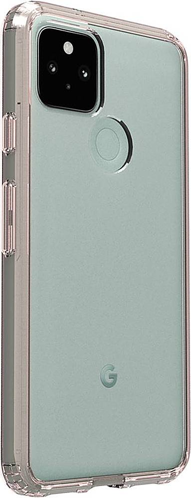 Angle View: SaharaCase - Hard Shell Series Case for Google Pixel 5 - Clear Rose Gold