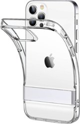 SaharaCase - AirBoost Shield Carrying Case for Apple iPhone 12 Pro Max - Clear - Left_Zoom
