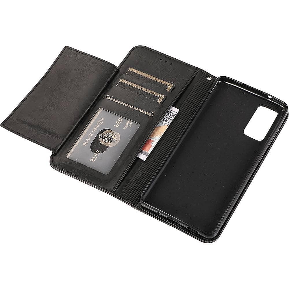 Alt View 11. SaharaCase - Folio Wallet Case for Samsung Galaxy S20 FE - Black.