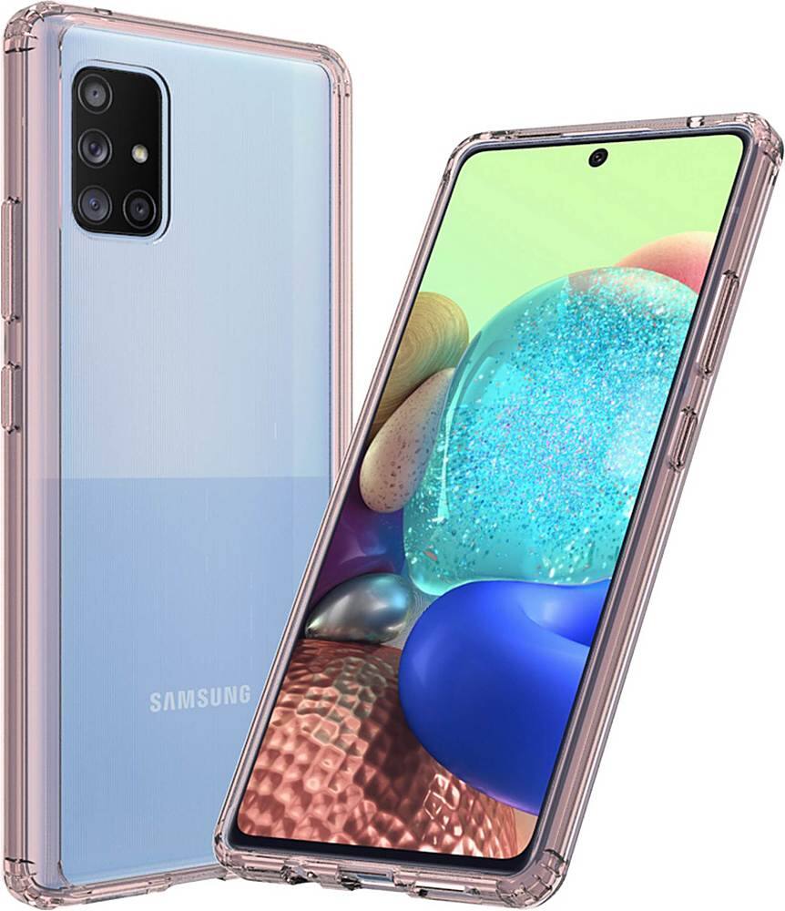 Alt View 12. SaharaCase - Hard Shell Series Case for Samsung Galaxy A71 5G UW - Clear Rose Gold.