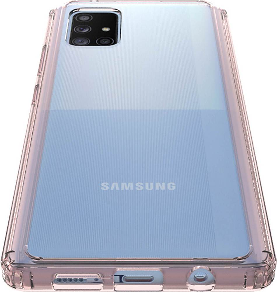 Alt View 16. SaharaCase - Hard Shell Series Case for Samsung Galaxy A71 5G UW - Clear Rose Gold.