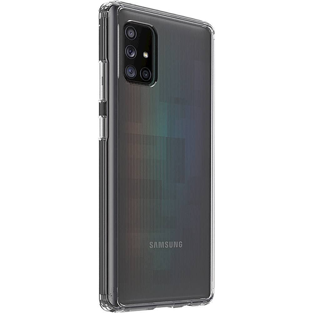 Angle. SaharaCase - Hard Shell Series Case for Samsung Galaxy A71 5G UW - Clear.