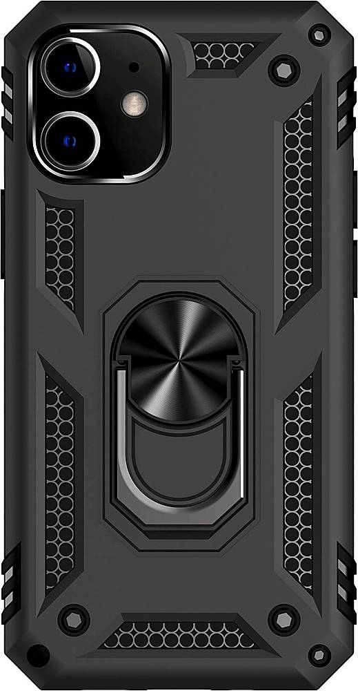 SaharaCase - Military Kickstand Series Carrying Case for Apple iPhone 12 Pro Max - Black