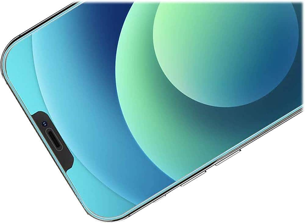 Alt View 11. SaharaCase - ZeroDamage Ultra Strong Tempered Glass Screen Protector for Apple® iPhone® 12 and 12 Pro (2-Pack) - Clear.