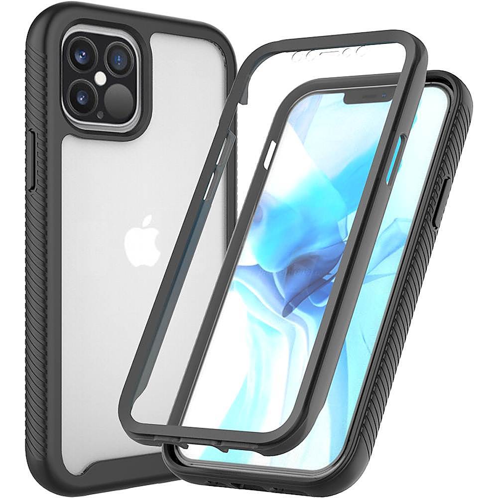 Alt View 16. SaharaCase - Grip Series Carrying Case for Apple iPhone 12 and Apple iPhone 12 Pro - Black.