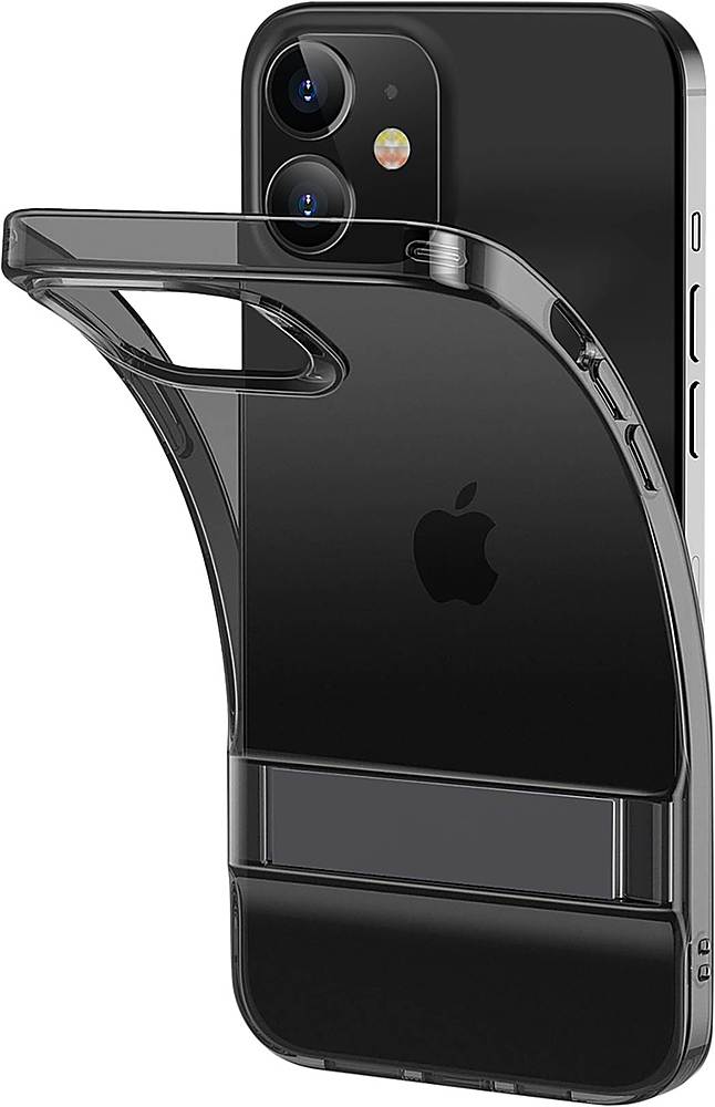 SaharaCase - AirBoost Shield Carrying Case for Apple iPhone 12 mini - Transparent Black