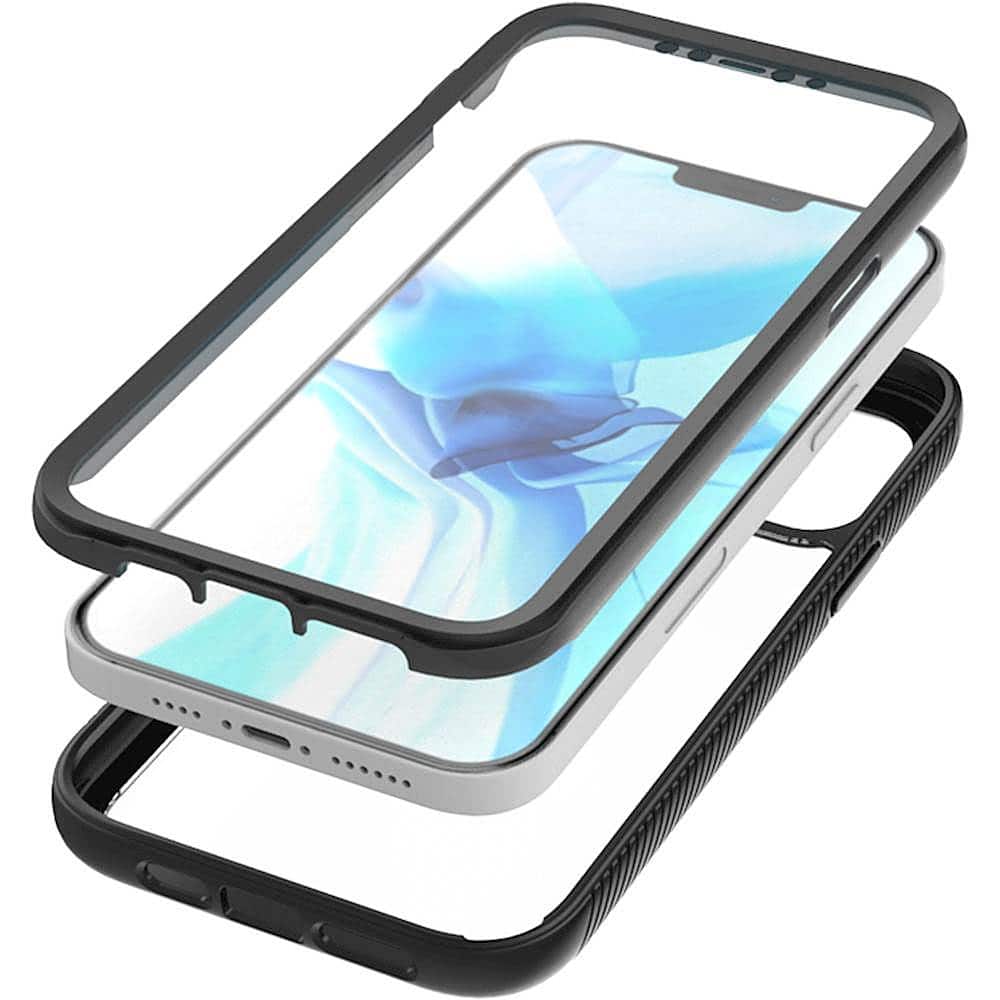 Alt View 14. SaharaCase - Grip Series Carrying Case for Apple iPhone 12 Pro Max - Black.