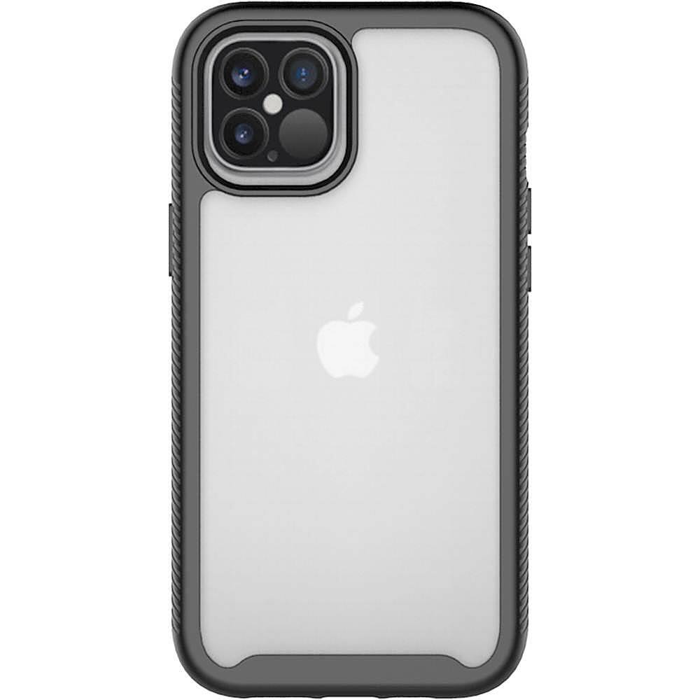 Alt View 1. SaharaCase - Grip Series Carrying Case for Apple iPhone 12 Pro Max - Black.