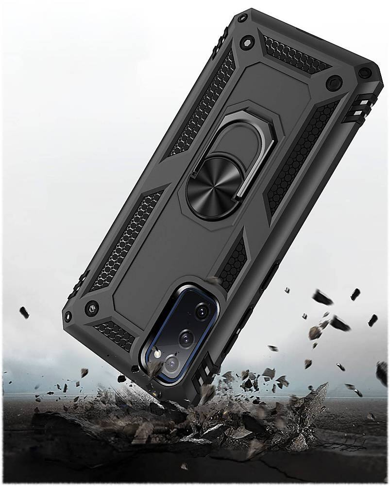 Alt View 15. SaharaCase - Military Kickstand Series Carrying Case for Samsung Galaxy S20 FE - Black.