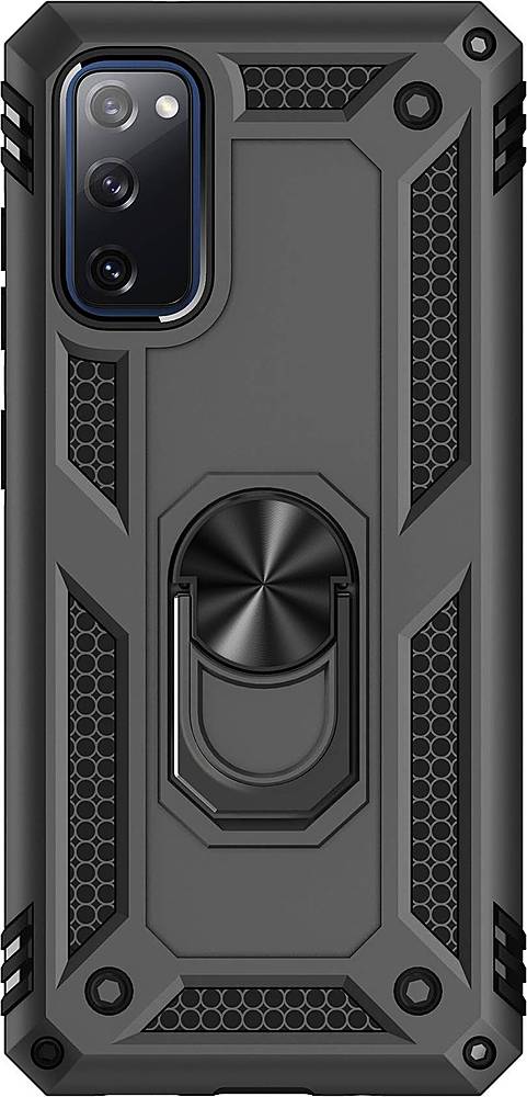 Alt View 1. SaharaCase - Military Kickstand Series Carrying Case for Samsung Galaxy S20 FE - Black.
