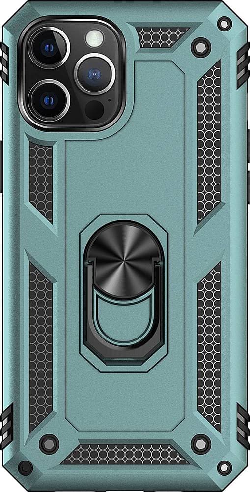 Alt View 1. SaharaCase - Military Kickstand Series Carrying Case for Apple iPhone 12 and 12 Pro - Green.