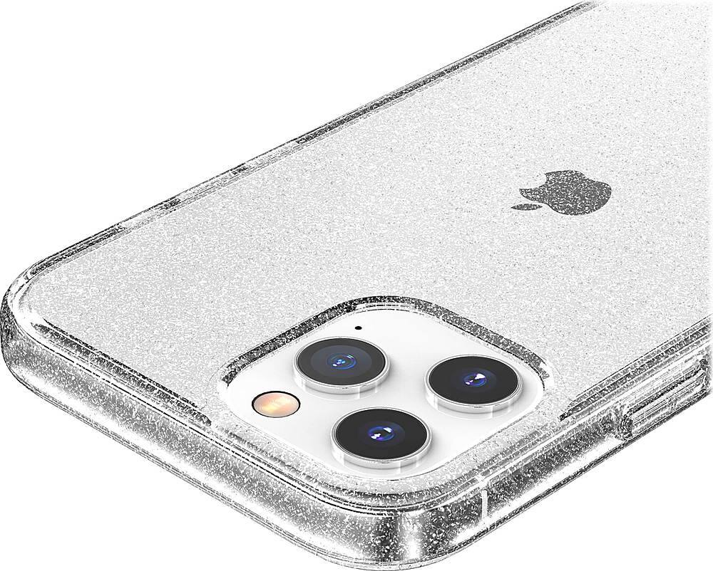 Alt View 13. SaharaCase - Sparkle Series Hard Shell Case for Apple iPhone 12 Pro Max - Clear.