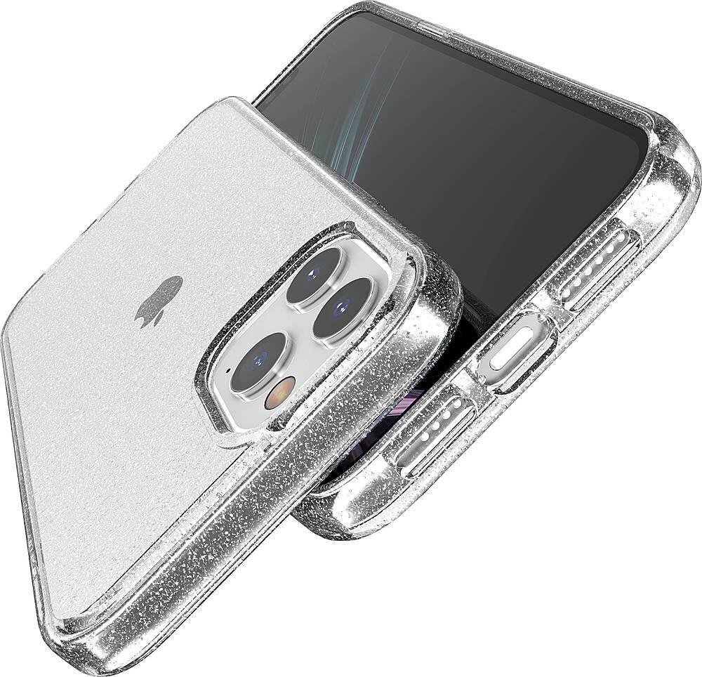 Alt View 14. SaharaCase - Sparkle Series Hard Shell Case for Apple iPhone 12 Pro Max - Clear.