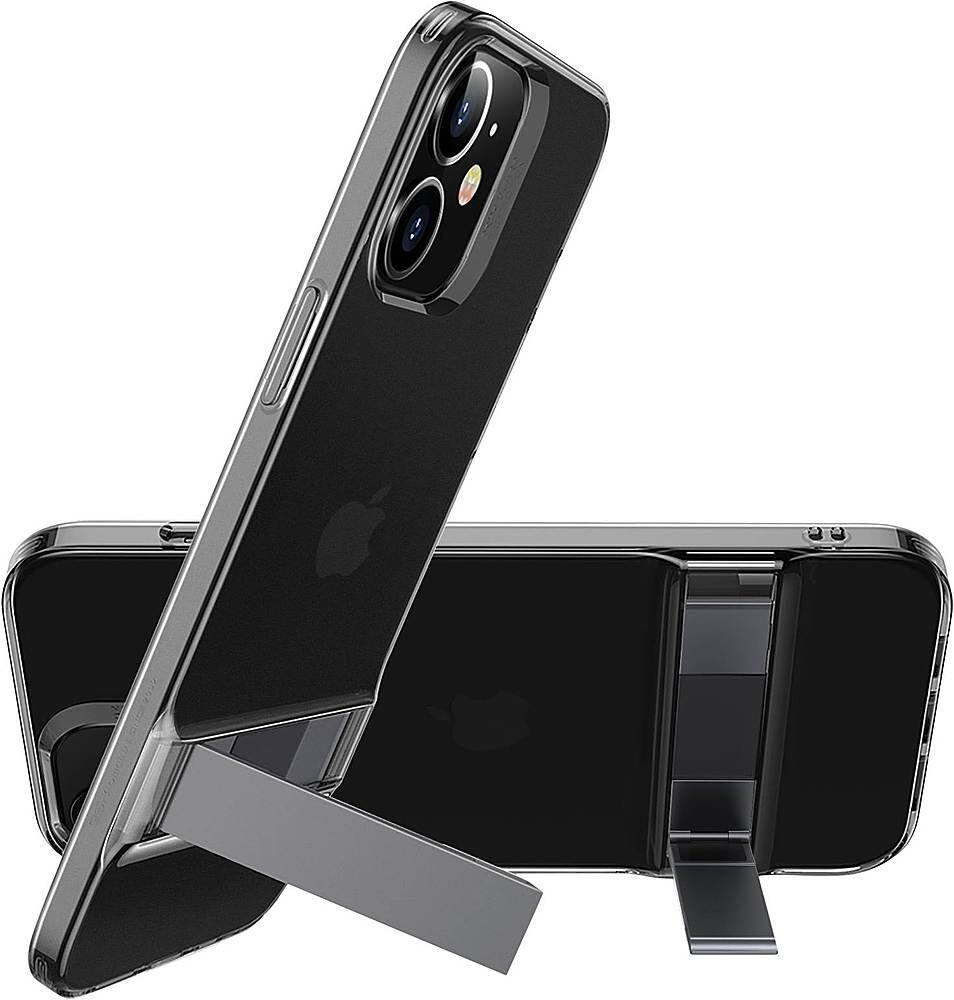 Alt View 12. SaharaCase - AirBoost Shield Carrying Case for Apple iPhone 12 Pro Max - Transparent Black.