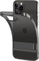 SaharaCase - AirBoost Shield Carrying Case for Apple iPhone 12 Pro Max - Transparent Black - Left_Zoom