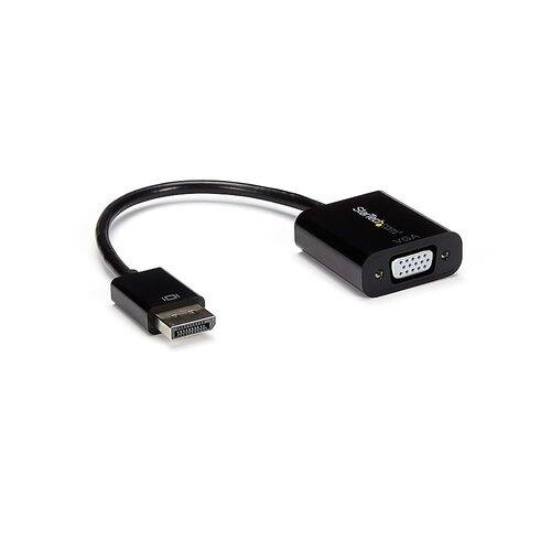 StarTech.com - DisplayPort to VGA Adapter - 1920x1200 - Black-Angle_Standard 